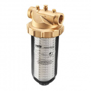 Фильтр тонкой очистки без промывки Oventrop Aquanova Magnum - 1"1/4 (ВР, PN16, 30°C, прозрачн.колба)