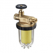 Фильтр топливный Oventrop Oilpur E A - 3/8" (НР/ВР, с пластиковым патроном Siku 50-75 μm)