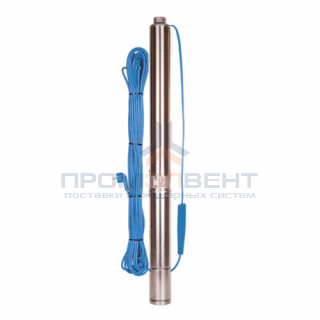 Насос скважинный Aquario ASP 1E-100-75 - 1,25 кВт (однофазный, Hmax 110м, Qmax 50 л/мин, кабель 60м)