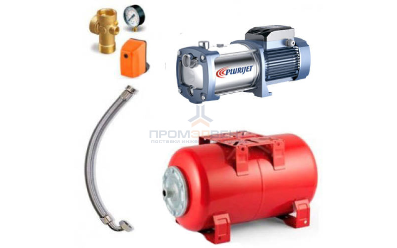 Насосная станция Pedrollo HYDROFRESH PLURIJETm 5/90-N-24CL - 1,10 кВт (Qmax 80 л/мин, 1x230В)