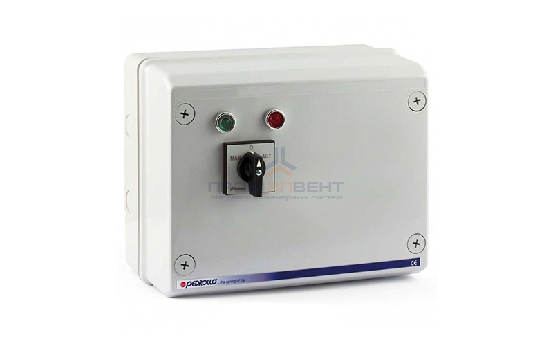 Пульт управления Pedrollo QET 1250 - 9,2 кВт (трехфазный, 23,5 А)