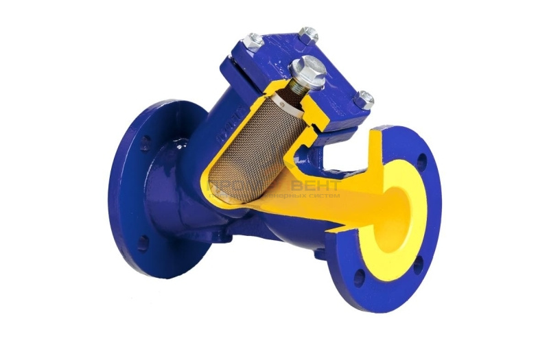 Фильтр грубой очистки BROEN V821 - Ду20 (Фланец/Фланец, PN16, Tmax 300°C)