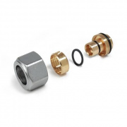 Соединение резьбозажимное Giacomini R179AM - 16x2.0 x 16 (для металлопластиковых труб)