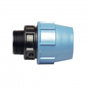 Переход на наружную резьбу UNIDELTA 1003 - 63 x 1"1/4 (винтовой, для труб ПНД, резьба пластиковая)