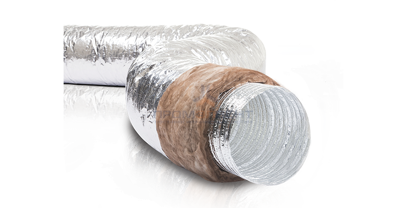 ТЕПЛОИЗОЛИРОВАННЫЕ АЛЮМИНИЕВЫЕ ВОЗДУХОВОДЫ ISOAFS-ALU SHINE ECOSOFT