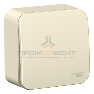 Переключатель 1-клавишный (cх.6) Blanca Schneider Electric 10А 250В молочный изол.пластина