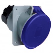 Розетка встраиваемая угловая ABB 263 RAU6 IP44 63A 2P+E