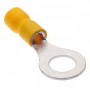 Наконечник кольцевой изолированный НКИ 2.5–6.0мм2 М4 48А жёлтый (100шт.)